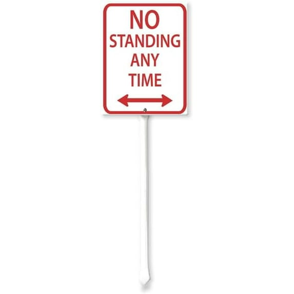 Speed Limit 50 Sign with Stake | 21.6" Tall Sign & Stake Kit Sign For Yard/Lawn/Garden | 8.8x7 Inches Aluminum Metal Sign
