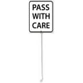 thumbnail image 1 of Speed Limit 50 Sign with Stake | 21.6" Tall Sign & Stake Kit Sign For Yard/Lawn/Garden | 8.8x7 Inches Aluminum Metal Sign, 1 of 1
