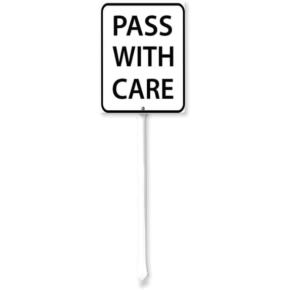 Speed Limit 50 Sign with Stake | 21.6" Tall Sign & Stake Kit Sign For Yard/Lawn/Garden | 8.8x7 Inches Aluminum Metal Sign