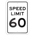 thumbnail image 1 of Speed Limit 60 Sign, 1 of 1