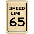 thumbnail image 1 of Speed Limit 65 Sign, 1 of 1