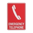 thumbnail image 1 of Emergency Telephone Tin Sign Warning Metal Sign Vintage Sign Wall Decor for Home Farm Bar Coffee Shop Club Decoration 8x12 Inch, 1 of 7