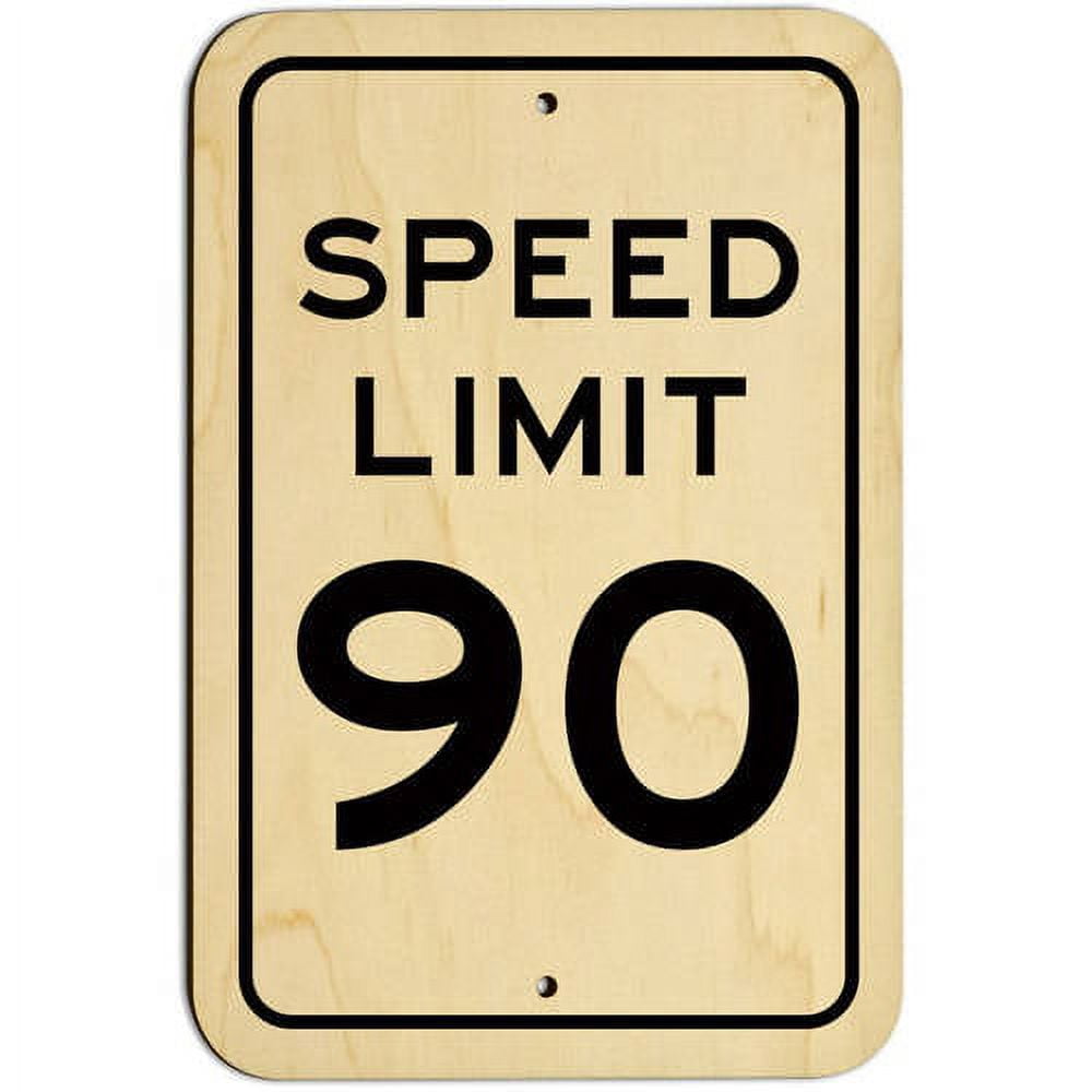 USA 90'sストリート看板　SPEED Speed Limit 90 Sign - Walmart.com