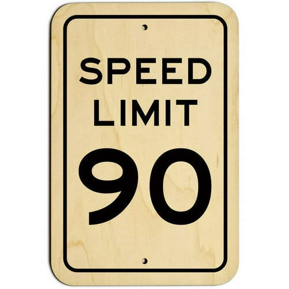 Speed Limit 90 Sign