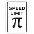 thumbnail image 1 of Speed Limit Pi Symbol Math Sign, 1 of 1