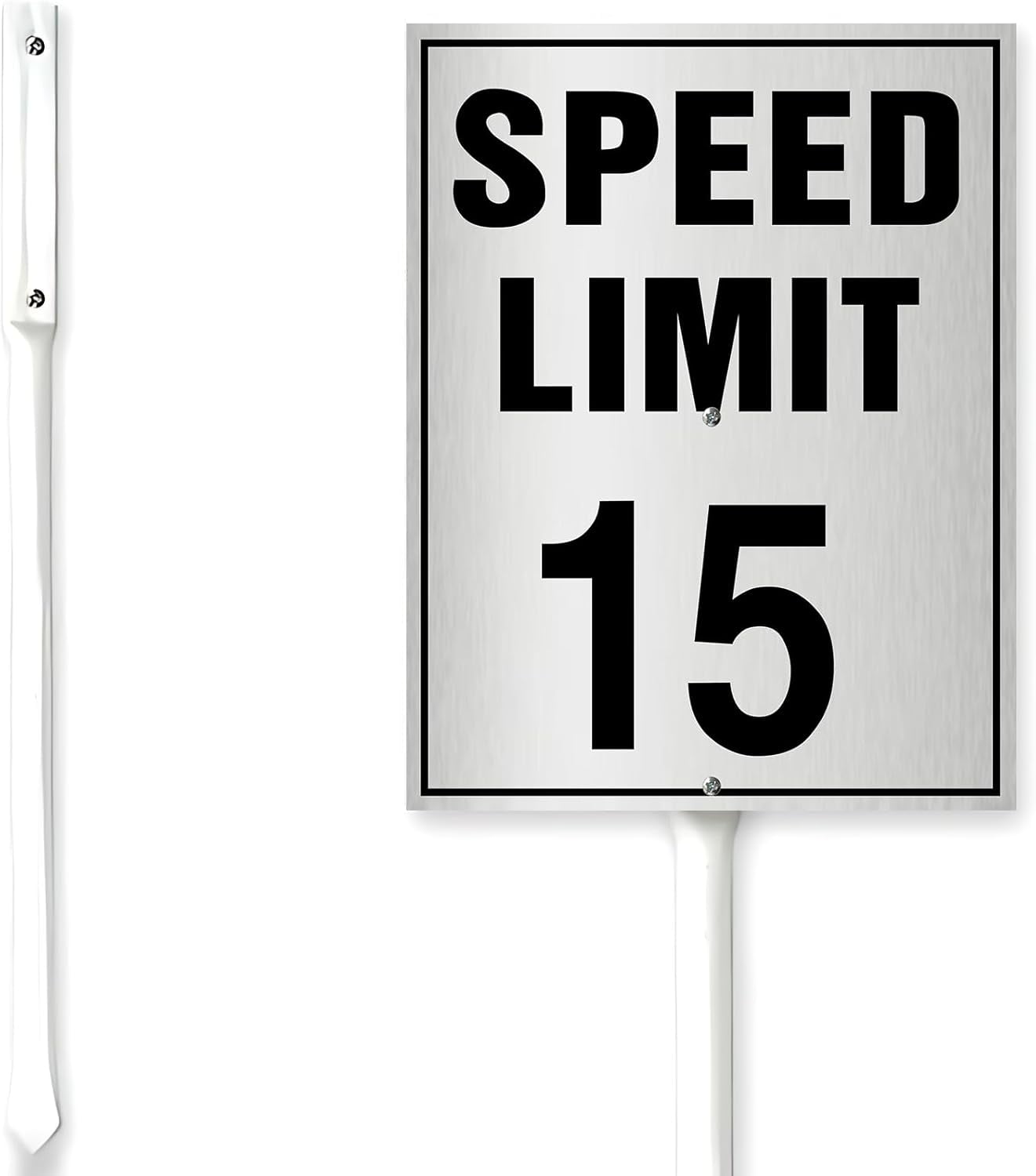 Speed Limit Sign With Stake Speed Limit Signs 15 Mph 8x12inch Yard Road