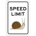 thumbnail image 1 of Speed Limit Snail Slow Sign, 1 of 1