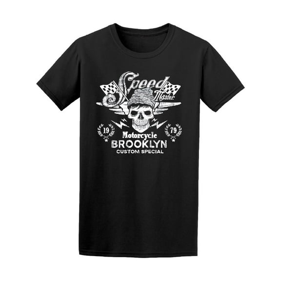 Speed Master Motorcycle Vintage T-Shirt Men -Image by Shutterstock, Male 3X-Large