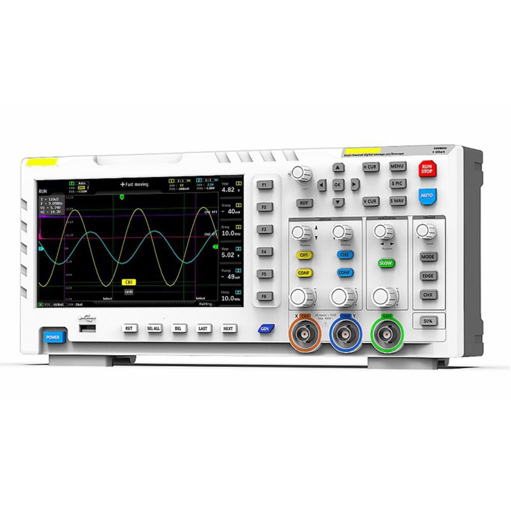 Speed Oscilloscope Integrated DDS Function Two Channel Internal Storage Waveform Management for Measurements