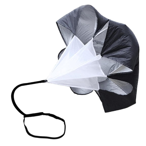 Speed Parachute for Running Training 39.37x59.05in Nylon Webbing Resistance Parachute for Soccer Speed Agility Power Training Adjustable Waist Belt Weather Resistant Portable Athletic Gear