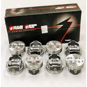 Speed Pro H345DCP 350 Small Block Chevy SBC Flat Top Pistons Coated Piston 5.7L Engine. For Standard 4.00" Bore Diameter.
