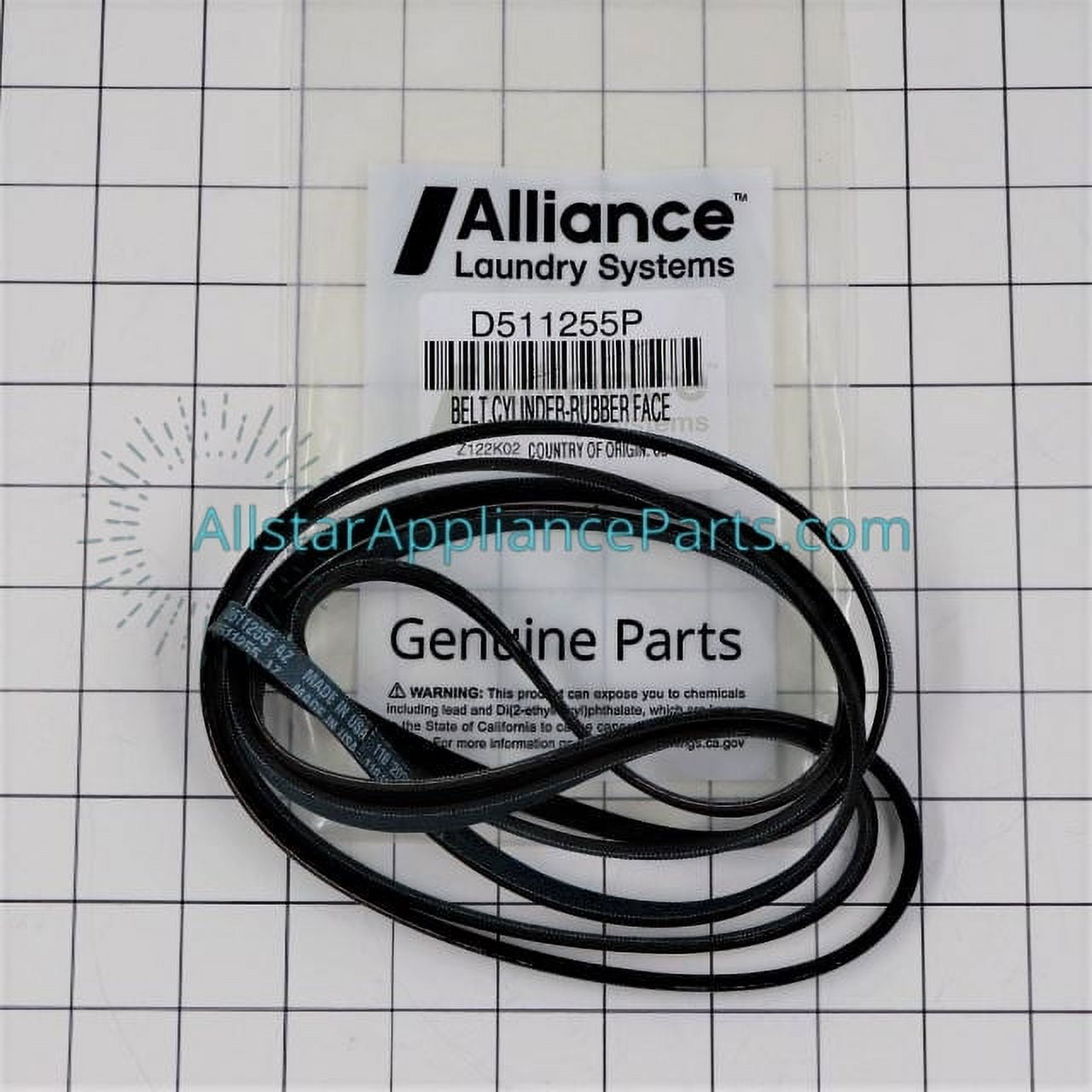 Speed Queen Dryer Drum Drive Belt D511255P