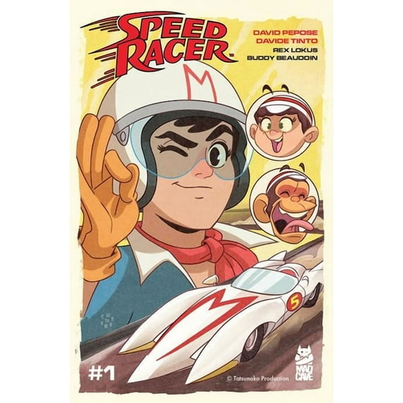 Speed Racer #1 Cvr B Sean Galloway Retro Manga Var Mad Cave Studios Comic Book