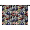 thumbnail image 1 of Speed Racer Cars Pattern Blackout Kids Curtains,Childrens Insulated Curtains Set Of 2,Bedroom Essentials,Toddler Room Decor 42x63in(106x160cm), 1 of 4