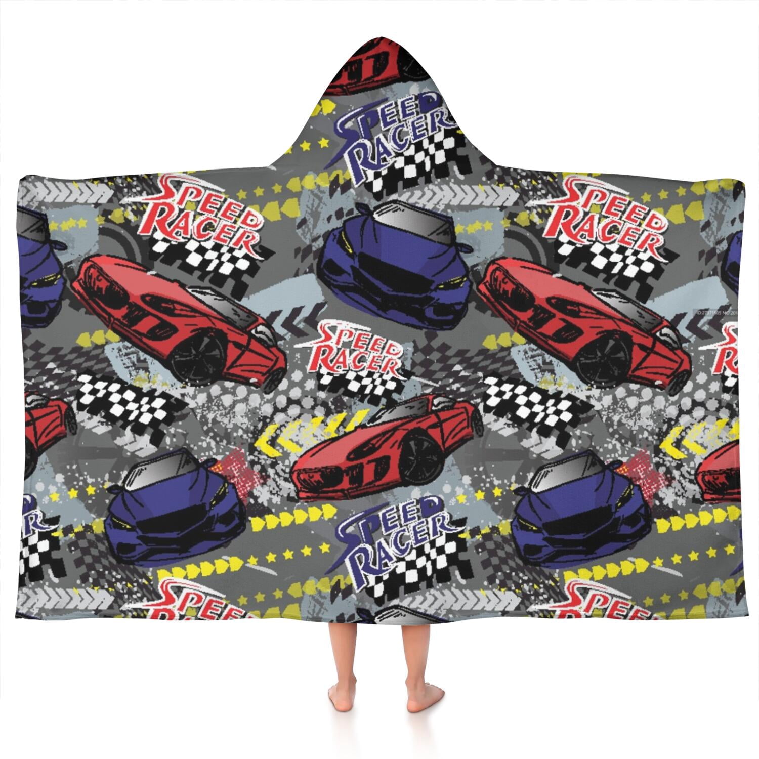 Kids Race Car Beach Towel – Oversized 32x52 Inch Microfiber, Quick Dry, Sand Proof Towel For Boys