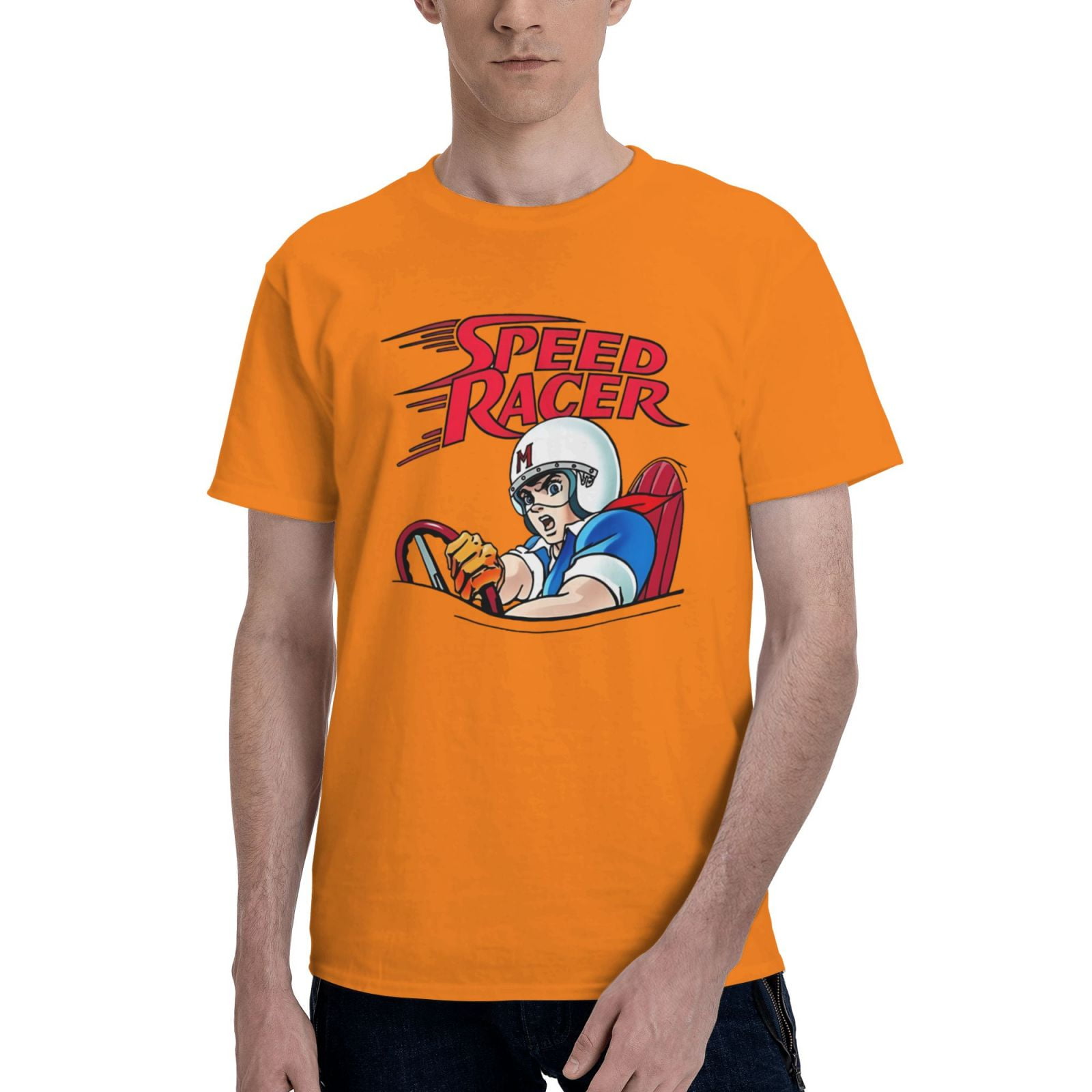 Speed Racer Casual Cotton Men's Basic Short Sleeve T-Shirt