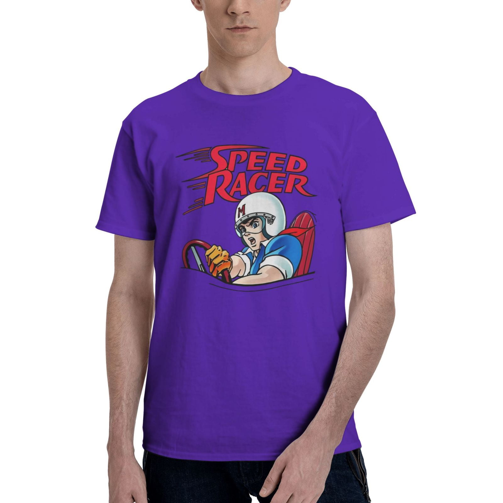 Tシャツ・カットソー Speed Racer Short Sleeve T Shirt (2color) Speed-Racer-Casual-Cotton-Men-