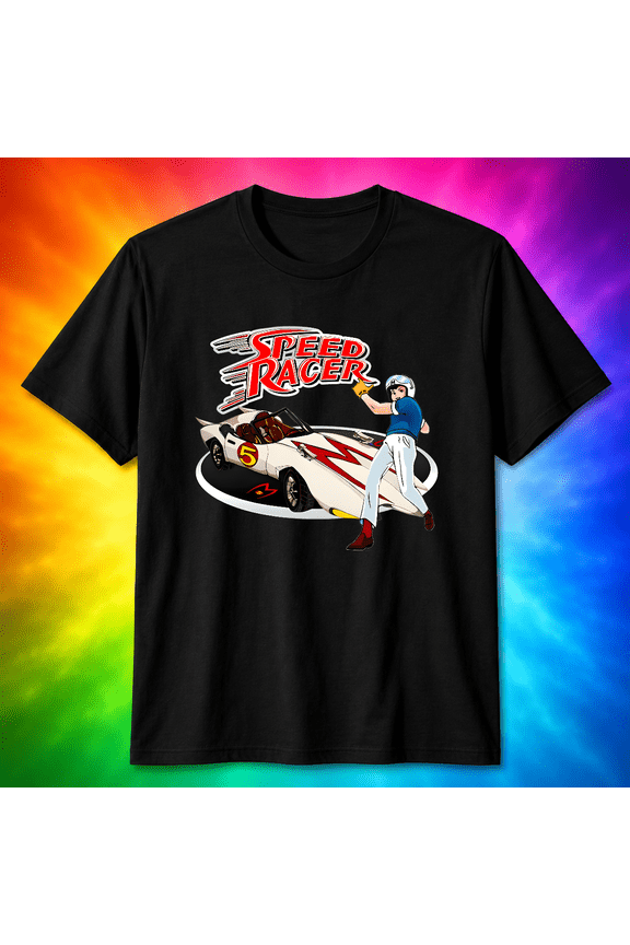 Speed Racer Classic Automotive Racing Graphic Unisex T-shirt Size S-5XL V90042
