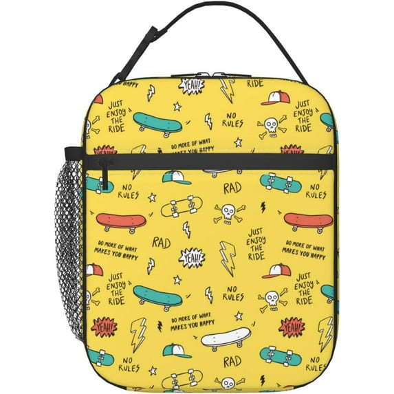 Speed Racer Insulated Lunch Bag, Lunch Box for Office Travel, Lunch Bag for Men and Women