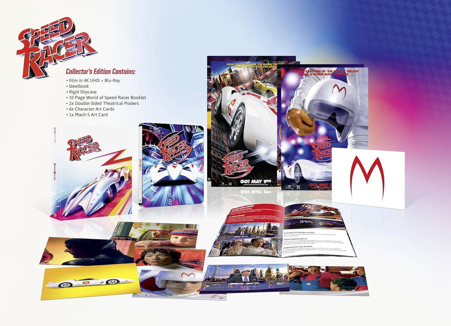 Speed Racer Ultimate Limited Collector's Edition with Steelbook 4K UHD + Blu-ray Region Free