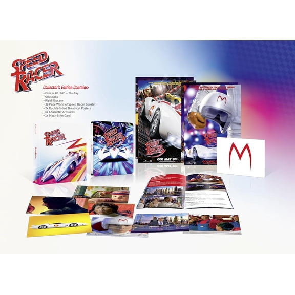Speed Racer Ultimate Limited Collector's Edition with Steelbook 4K UHD + Blu-ray Region Free