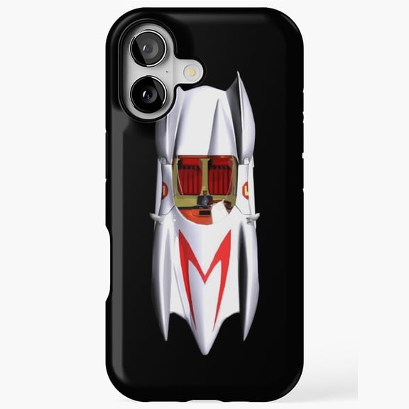 Speed Racer Mach 5 Vintage Retro Car Graphic Phone Case for 17/15/14/13/12/11 Pro Max