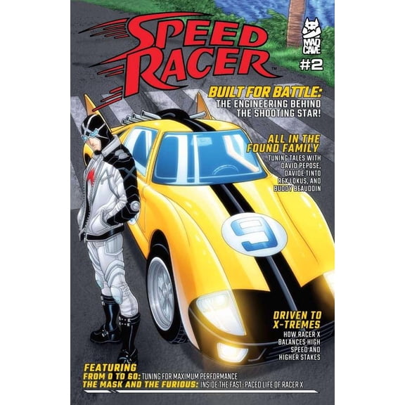 Speed Racer (Mad Cave) #2C VF ; Mad Cave Comic Book