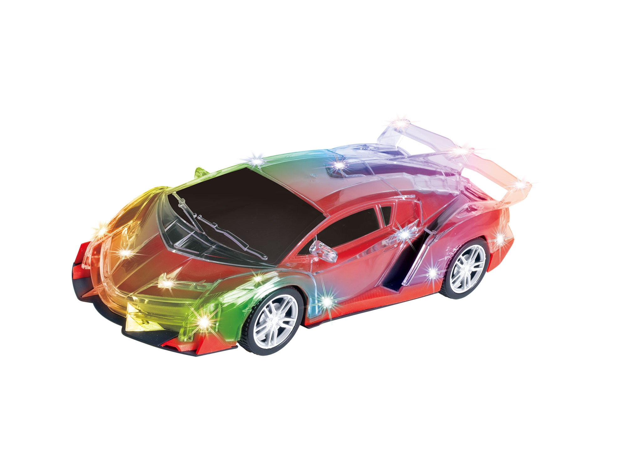 Speed Racers Light Up RC Car with Flashing LED Light