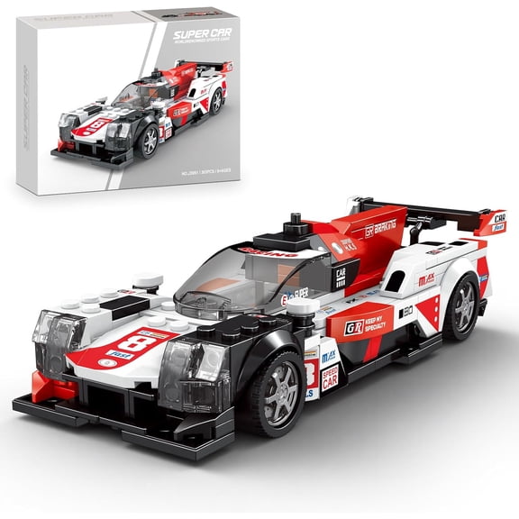 Speed Racing Car Building Set, 1:20 Scale Sports Car Model Kit, Cool Collectible Cars Construction Toys