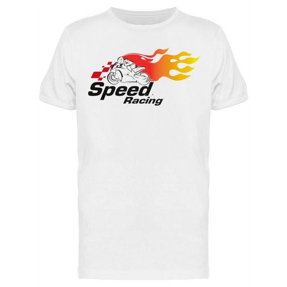 Speed Racing Graphic T-Shirt Men -Image by Shutterstock, Male Small