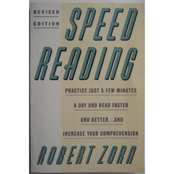 Pre-Owned Speed Reading (Paperback) 0064637344 9780064637343