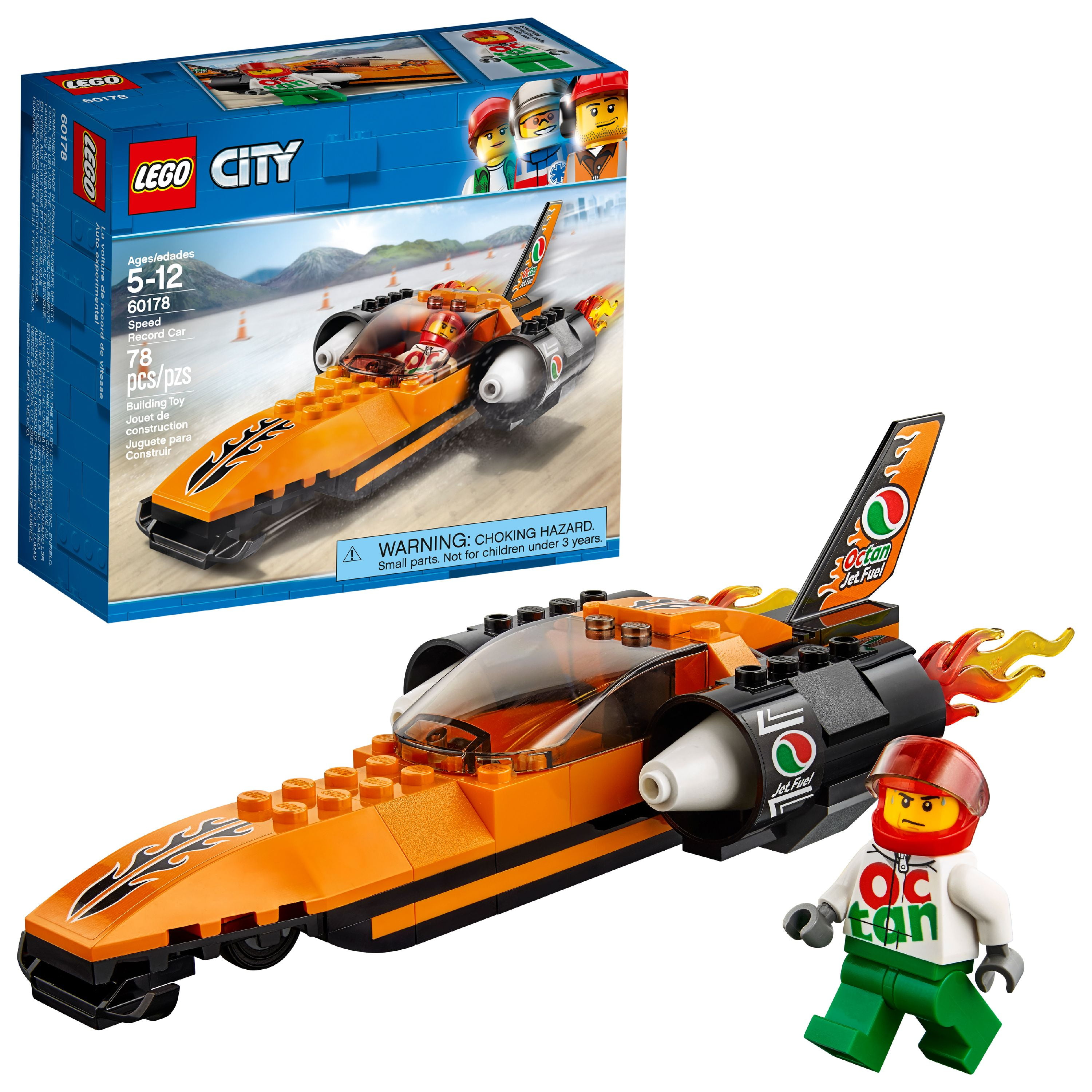 ☆ Amazon.com: LEGO City Speed Record Car 60178 Building Kit