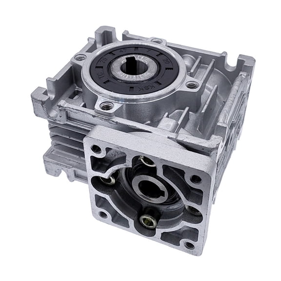 Speed Reducer Worm DC Motor Gearbox 14mm Output 5:1-80:1 RV030 Worm Gearbox Speed Reducer For 23 Motor ,Low Noise - 20 TO 1
