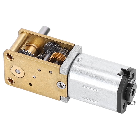 Speed Reduction Motor Mini Micro Metal Gear Motor N20 DC12V Speed Reduction CW CCW Micro Motor Intelligent Toy Simulation Robot Brush DC Motors JGY N20