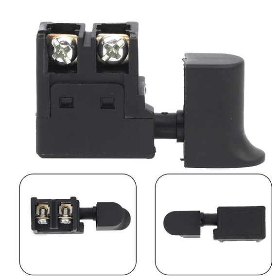 Speed Regulating Switch 250V Trigger Button Switch for Electric Drill Planer Self Rest