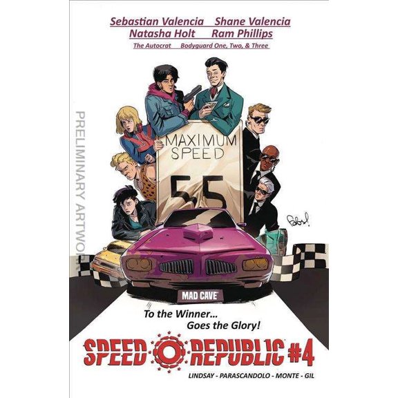 Speed Republic #4B VF ; Mad Cave Comic Book