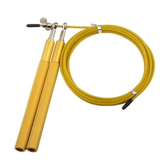 Speed Rope,Fast For Cross Training, Wods, Boxing Mma Training, Adjustable Without Tools - yellow