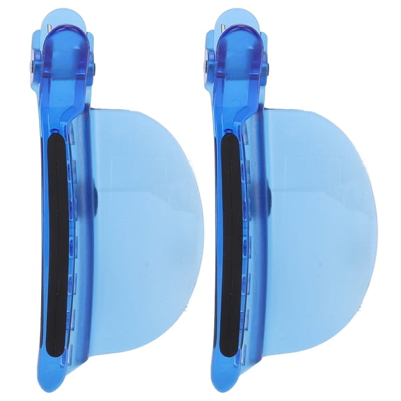 Speed Separator Hair Clip, 2PCS Sectioning Clip Heat Insulation Professional Blue Anti Slip For Home Salon For Wig Extension