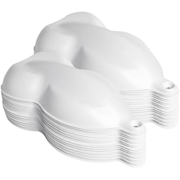 Speed Shapes (50) White Plastic Car Models for Auto Paint Display, Wrap and Tint Sample Display | Made in USA$$Art & Craft