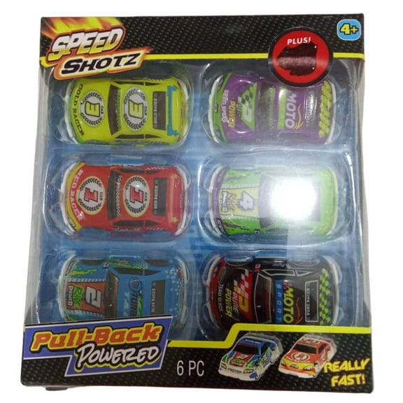 Speed Shotz Pull-Back Race Car Toy for Kids | DLTR34