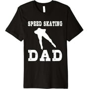 Speed Skating Dad Outfit Speed Skates Father's Day Men Premium T-Shirt