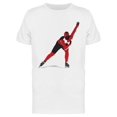 thumbnail image 1 of Speed Skating Design T-Shirt Men -Image by Shutterstock, Male Large, 1 of 2