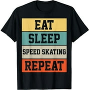 Speed Skating Skater Retro Vintage Gift T-Shirt