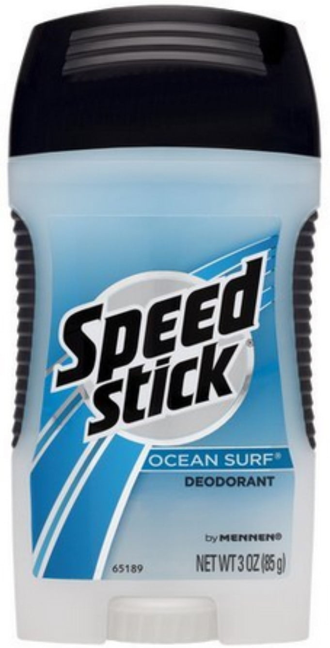 Speed Stick Clear Solid Deodorant, 24 HR, Ocean Surf, 3 OZ - 4 Pack
