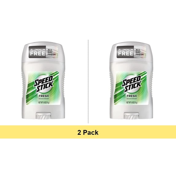 Speed Stick Deodorant, Fresh, 1.8 Oz - 2 Pack Bundle