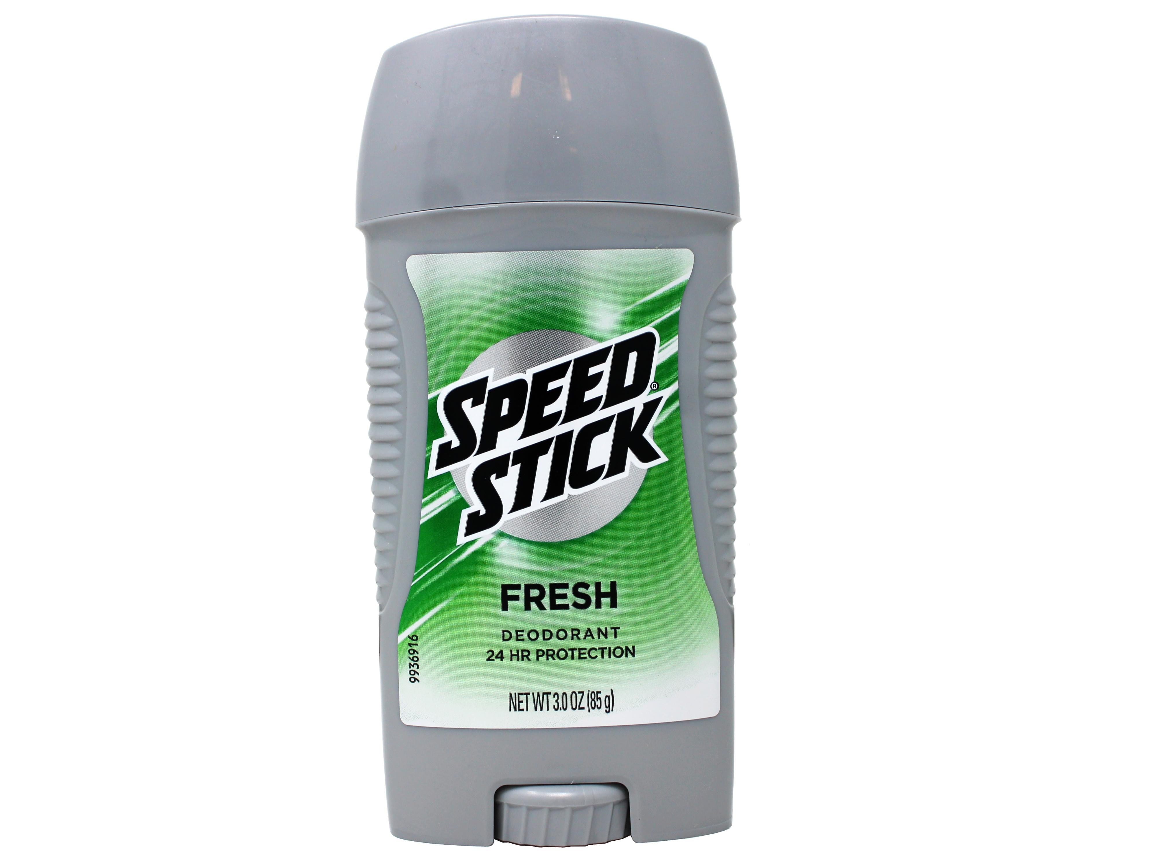 Speed Stick Antiperspirant Deodorant for Men, 24 HR, Fresh, 3 Ounce - 6 Pack