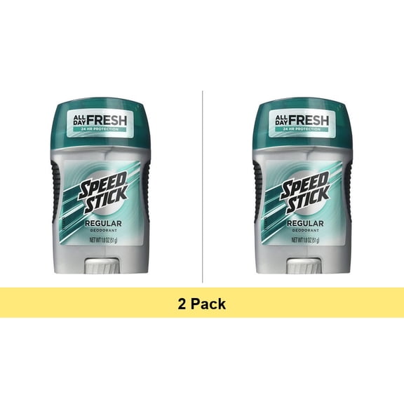 Speed Stick Deodorant Regular 1.8 oz - 2 Pack Bundle