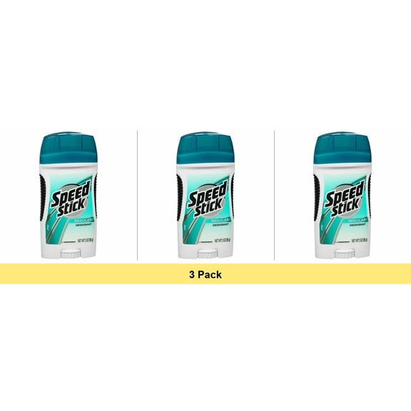 Speed Stick Deodorant, Regular 3 oz - 3 Pack Bundle