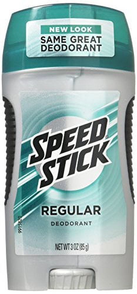 Speed Stick Deodorant, Regular, 3 oz, Pack of 6