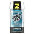 Speed Stick Men's Deodorant, Ocean Surf 3 oz Twin Pack